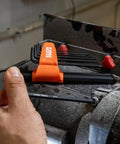 Long Ball End Hex Key Wrench Set With T Handle, 22 Piece SAE And Metric, hand using wrench on machinery