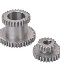 Smooth As Butter Heavy Duty High Low Gear Kit For Mini Lathes 7X12 And 7X14 Machines with precision hardened steel teeth.