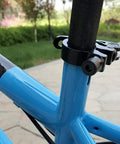 28.6mm Bike Seat Post Clamp For 25.4mm Post Aluminum Quick Release Clamp For Aluminum Frames Built For Easy On The Fly Adjustments