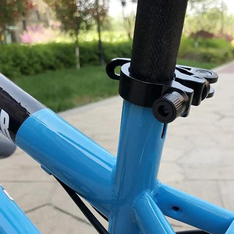 28.6mm Bike Seat Post Clamp For 25.4mm Post Aluminum Quick Release Clamp For Aluminum Frames Built For Easy On The Fly Adjustments