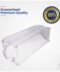 Clear image of a Premium Bin Door Replacement for Frigidaire Refrigerators Fits Models 241505501 241505507.