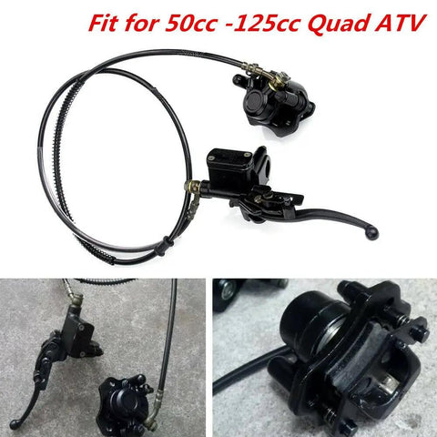 Heavy Duty Hand Operated Hydraulic Disc Brake Master Cylinder Caliper Compatible With Taotao Roketa Sunl Chinese Quad Bikes 50cc 70cc 90cc 110cc 125cc 150cc ATVs Buggy