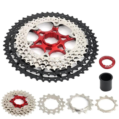 12 Speed Bike Cassette 11-52T Wide Range For Mountain And Road Bikes Fits Shimano SRAM SunRace HG Systems Durable Full Steel Sprockets Smooth Shifting