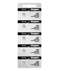 Five Pack SR616SW Silver Oxide Watch Batteries Bring Top Shelf Reliability To Your Favorite Timepieces And Pocket Tech Keep Your Cool Gadgets Running Smooth All Week Long in battery packaging.