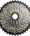 11-Speed Cassette Sprocket 11-42 For Trail And Recreational Bikes, Aluminum Lightweight, Clip-On Mount, Black And Silver Finish