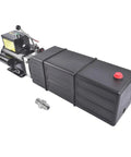 3.7 Gallon Hydraulic Power Unit With 220V 3HP 2950 PSI Single Acting Pump For 2 Post And 4 Post Car Lifts And Dump Trailers
