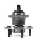 Front view of Front Wheel Hub and Bearing Assembly for Vehicle-Specific Fit, Sealed Ball Bearing Unit with Integrated ABS Tone Ring.