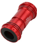 Red Screw In Threaded BB30 Bottom Bracket For 24 By 24mm Cranksets With 42mm Frame Shell Alloy Durable for Road and Mountain Bikes