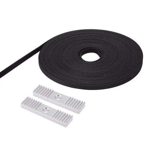GT2 Timing Belt Kit 5M Long 6mm Wide 20 Teeth 5mm Bore Pulley Wheel With Idler Tensioner Spring Torsion Gear Clamp Mount Block And Allen Wrench For 3D Printer RepRap