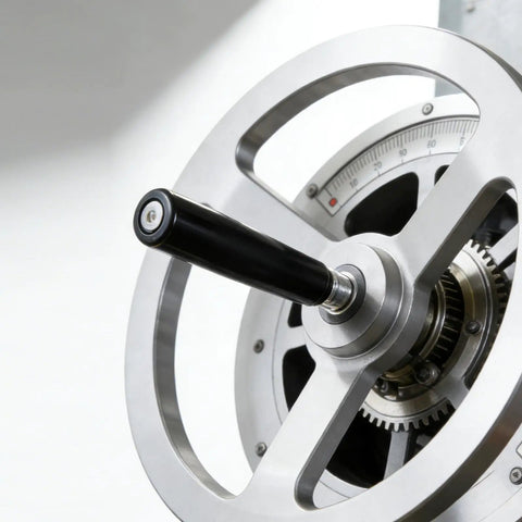 Solid 2 Pieces M10x80 Swivel Handle Handwheel For Grinders And Lathes With Bolt, Ergonomic Bakelite Crank Knob For Tight Micro Adjustments And Heavy Duty Machine Workshop Work on machine dial