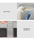 Top Tier Fire Resistant Acoustic Foam Wall Panels For Home Soundproofing Self Adhesive Egg Crate Insulation, showing installation and thickness.
