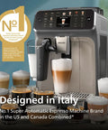 Top Shelf Fully Automatic Espresso Machine With Smart Touch Controls And Smooth Milk Frother For Dope Lattes Cappuccinos And Chill Weekend Iced Coffee Brews Tonight with milk frother and various drinks.