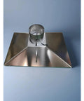 Tough As Nails Stainless Steel Fume Extraction Hood constructed for demanding workshops and welding stations, showing eight-inch connector.