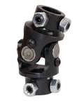 3/4 Inch Double D Steering Universal Joint Black Steel Shaft 83mm Length Single U Joint Direct Replacement Under The Steering Wheel 35 Degree