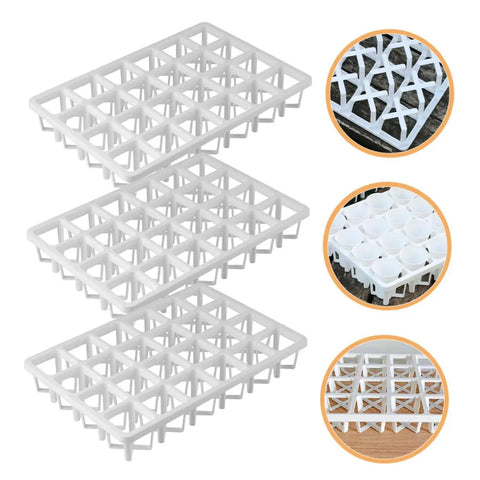 Three Piece Greenhouse Germination Rack Set With Easy To Use Planting Trays And Lightweight Nursery Sowing Brackets For Indoor Gardening And Seed Propagation