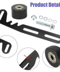 Mini Bike Chain Tensioner Adjuster Bracket with Roller Replacement For Predator 212 Coleman Minibike CT200U black 210mm