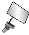 Clip-On Inspection Mirror With Flexible Bendable Shaft And Easy-Open Clip For Weak Grip, Acrylic Rectangular Mirror Stays Put While You Peek Around Tight Corners, Ideal For Home Repairs, Rehab, Auto Work, And DIY Projects, black clip