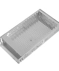 Rugged Aluminum Power Supply Enclosure Box Built Tough For Industrial Use Compact Design Easy Install Switching Power Supply Case For DIY Projects And Heavy Duty Industrial Environments, silver vented box