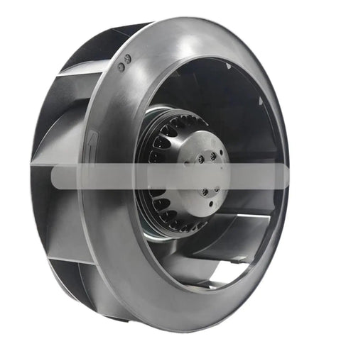 Heavy Duty Industrial Centrifugal Cooling Fan Blower R2E220-AA40-23 25 48 50 Series For Industrial Equipment Heat Dissipation High Efficiency Airflow Low Noise Motor Beefy Build Easy Mounting Perfect For Continuous Duty Cooling, black metal housing
