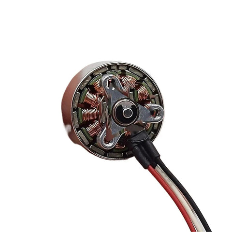 2750KV Outrunner Brushless Motor For FPV Racing Drones And RC Planes, front view showing aluminum housing and wiring detail