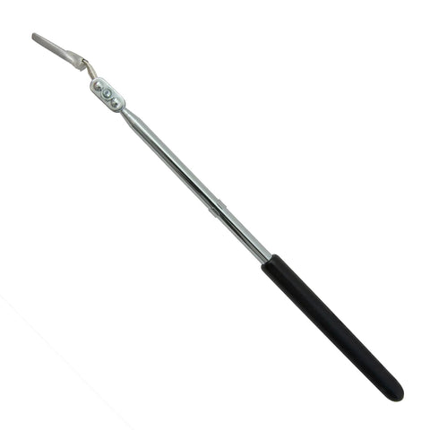 Telescoping Inspection Mirror 7/8 Inch Diameter, 7-1/2 Inch Overall Length, Adjustable From 6.5 Inches To 36.38 Inches, Black Handheld Tool