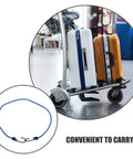 Blue Rubber Bungee Cords With Buckle Hooks For Motorcycle And Bicycle Luggage Tie Down Straps Versatile No Fuss Easy To Use Elastic Rope