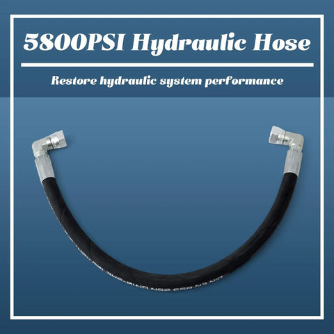 Hydraulic Hose 5800 PSI Replacement For John Deere 210 410 419 420 430 460 500E 510 512 Front Loaders Tractors 20 Inch Length AW30867