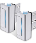 Door Reinforcement Lock Two Pack Heavy Duty Home Security Lock That Withstands Up To 800 Lbs Kid Proof Top Door Latch Aluminum