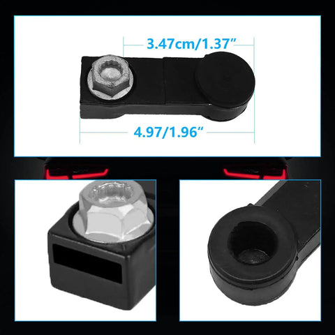 Automatic Transmission Shift Cable Connector Base 09G321397A dimensions and details view