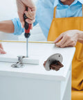 Installation of Heavy-Duty Plastic Drawer Slides Replacement Kit With Rollers Bottom Mount for kitchen cabinets
