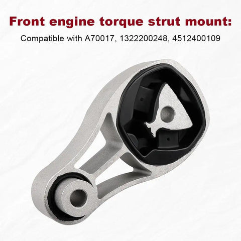 No Hassle Plug And Play Heavy Duty Engine Motor Transmission Mount Kit Fits Smart Fortwo L3 1.0L Evo Electric showing front engine torque strut mount.