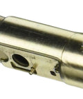 Close-up of Six Way Adjustable Plain Latch Unfinished Door Hardware with durable metal, designed for secure door upgrades.