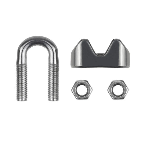 Heavy Duty 304 Stainless Steel Wire Rope Cable Clips And Clamps For Rigging Hardware That Are Tough As Nails And Damn Near Indestructible For Any Outdoor Job
