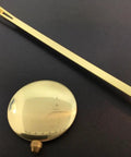 Adjustable Clock Pendulum Bob 2 3/4 Inch Diameter 15 Inch Length Replacement Part For Clock Movements DIY Clock Assembly Kit