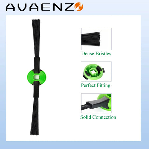 Side Sweeping Dual Brush Replacement Parts For IQ AI EZ Robot Vacuum Cleaners Compatible With R101AE RV1001AE AV2501AE