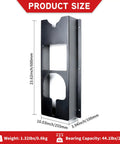 Two Pack Polisher Holder Wall Mount Kit Dual Station Rack Pro Grade Heavy Duty ABS Mounts Up To 20kg Rust Resistant