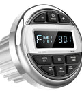 Waterproof Marine Boat Stereo Receiver With IPX5 Water Resistance And UV Coating HD LCD Display Bluetooth Music Player