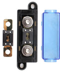 Heavy Duty 175 Amp Bolt Down Fuse Block With Mega Anl Auto Fuse For Ride Ready Rides showing fuse holder and fuses.
