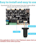 CR Touch Auto Leveling Kit For Ender Series 3D Printers With 32 Bit Mainboard V4.2.2 V4.2.7 Bed Leveling Sensor diagram