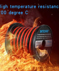 8 Gauge 2 Conductor Parallel Silicone Wire Red Black Ultra Flexible Extension Cable For LED Strip 20 Ft Spool Tinned Copper Core