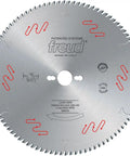 Pro Grade 300mm 96T Carbide Tipped Blade For Plastic And Plexiglass Negative Hook Angle 3 Degrees TCG Grind 2.8mm Kerf