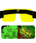 Fluoro Diving Flashlight Kit With Yellow Fluorescence Shield And Underwater Fluoro Mask For Night Dives Ideal For Dive Video Photography