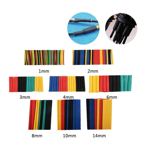 Check Out This Awesome F164PCS Heat Shrink Tubing Kit With Mixed Colors For Wire Cable Sleeves And Insulated Protectors Perfect For Electrical Diy Or Auto Repair Jobs Using Polyolefin Material That Shrinks To 2-1 Ratio, 1mm-14mm sizes