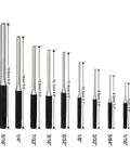 Premium 9-Piece Steel Round Head Punch Set For Guns with Multi Size Grip Roll Pins And Hollow End Starter Chisels To Disassemble Fast Safe Tool Kit, sizes 5/16 to 1/16
