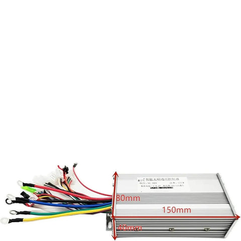 Beefed Up 36V 48V Brushless DC Motor Speed Controller Replacement for Electric Bikes and Scooters 350W or 500W Compatible Power Unit