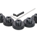 48P Pinion Gear Set For 3.175mm Shafts Fits One Eighth Inch RC Cars 29T 30T 31T 32T 33T Hardened Steel Set with Hex Key