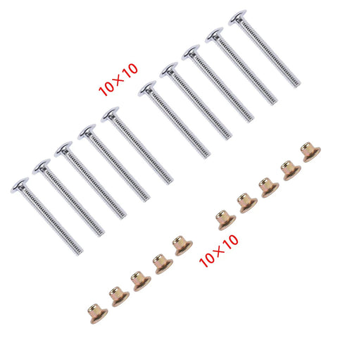 Stainless Steel Three Sixteenth Inch Rivet Kit With Huck Rivets And Collar for hood replacement, shown with 10 rivets and collars