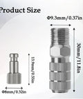 Airbrush Quick Disconnect Coupler Kit With Four One Eighth Inch Male Fittings Quick Release Adapters For Easy Swapping