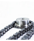 Heavy Duty 04C Roller Chain Sprocket With 10 To 30 Teeth For Smooth Motor Transmission Gear In Durable Steel Construction.