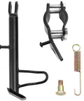Heavy Duty Iron Kickstand With Mounting Bracket For Dirt Bikes Scooters Mopeds Mini Bikes, built tough with anti oxidation finish.
